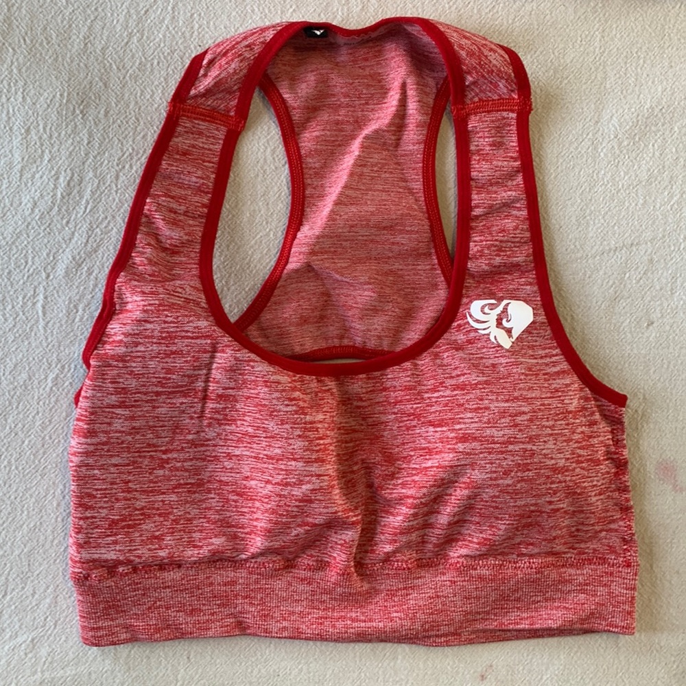 WOMEN’S BEST MOVE SEAMLESS SPORT’S BRA | RED MARL | MEDIUM